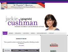 Tablet Screenshot of jackiecushman.com
